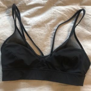 Size 2 Lululemon Bra With Mesh Accents